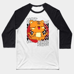 Lotus pose yoga cat Baseball T-Shirt